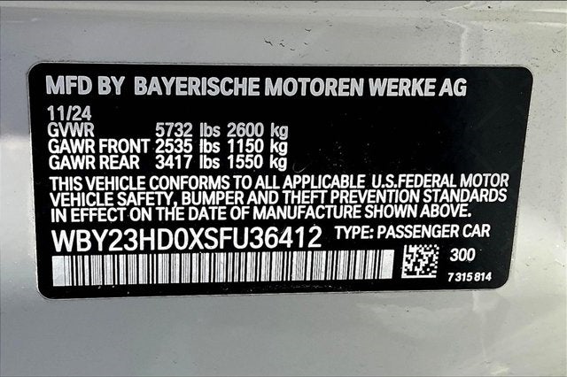 2025 BMW i4 eDrive40