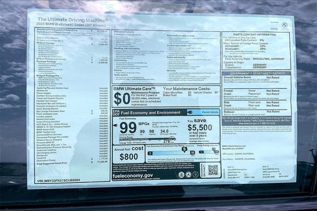 2025 BMW i5 eDrive40