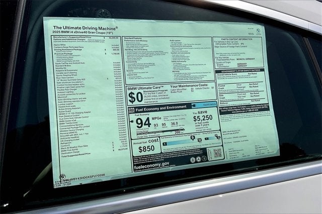 2025 BMW i4 xDrive40