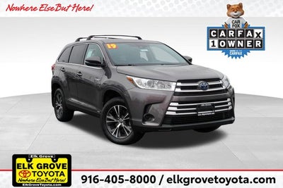 2019 Toyota Highlander Hybrid LE