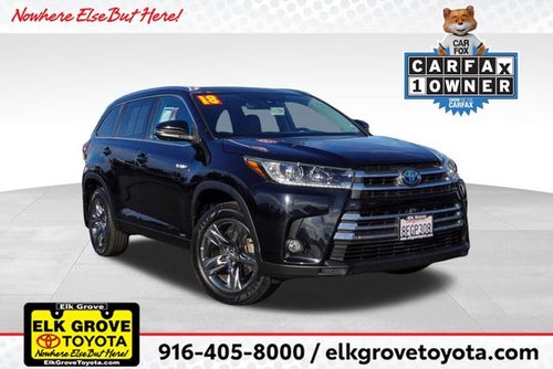 2018 Toyota Highlander Hybrid Limited Platinum