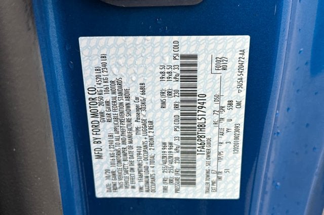 2020 Ford Mustang EcoBoost Premium