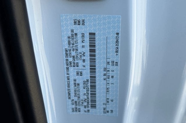2026 Ford Super Duty F-350 DRW XL 4WD SuperCab 168 WB 60 CA