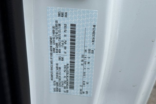 2026 Ford Super Duty F-350 DRW XL 4WD SuperCab 168 WB 60 CA