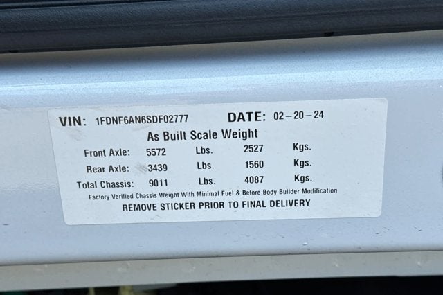2025 Ford F-650 Straight Frame Gas Reg Cab