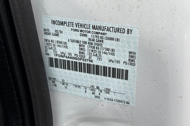 2025 Ford F-650 Straight Frame Gas Reg Cab