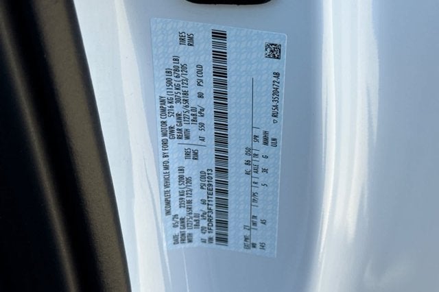 2026 Ford Super Duty F-350 SRW XL 4WD Reg Cab 145 WB 60 CA