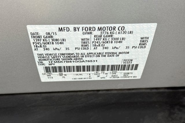 2016 Ford Explorer Base