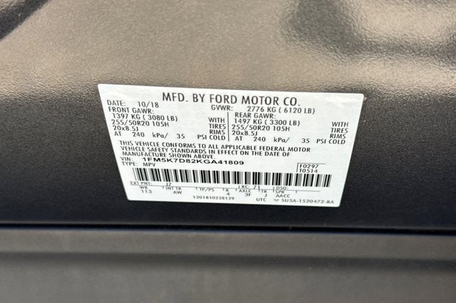 2019 Ford Explorer XLT