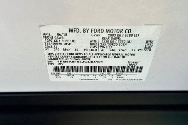 2018 Ford Explorer Limited