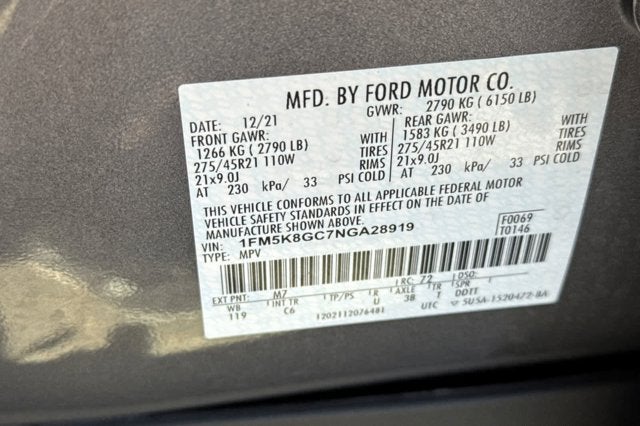 2022 Ford Explorer ST