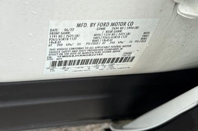 2022 Ford Explorer Timberline