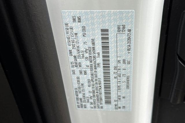 2026 Ford Transit Cargo Van T-250 130" Low Rf 9150 GVWR RWD