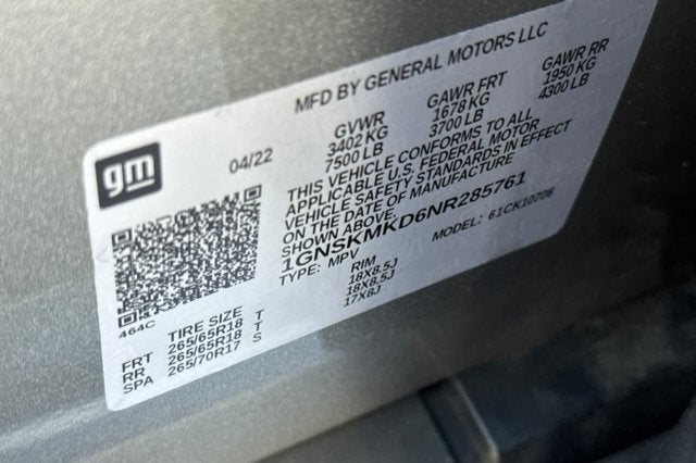 2022 Chevrolet Tahoe LS