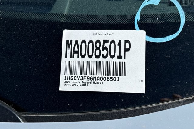 2021 Honda Accord Hybrid Touring