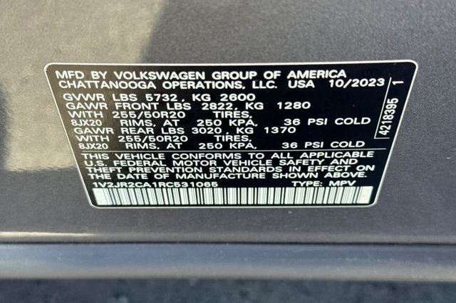 2024 Volkswagen Atlas 2.0T SE w/Technology
