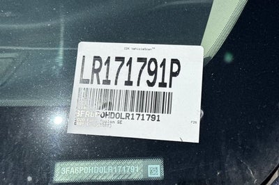 2020 Ford Fusion SE