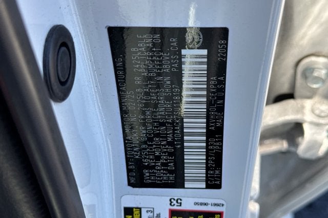 2025 Toyota Camry XSE