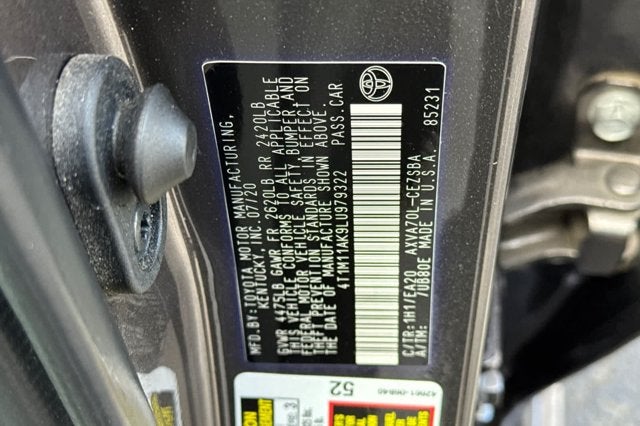 2020 Toyota Camry SE