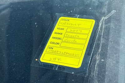 2004 Toyota Corolla LE
