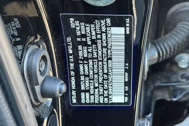 2018 Honda Civic Hatchback Sport
