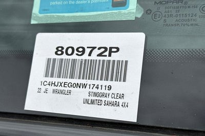 2022 Jeep Wrangler Unlimited Sahara