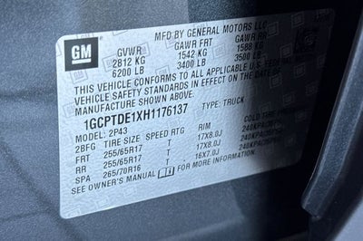 2017 Chevrolet Colorado Z71