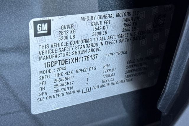 2017 Chevrolet Colorado Z71