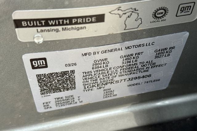 2026 GMC Acadia AT4