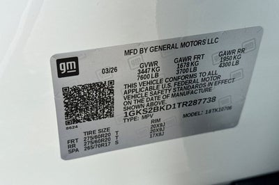 2026 GMC Yukon Elevation