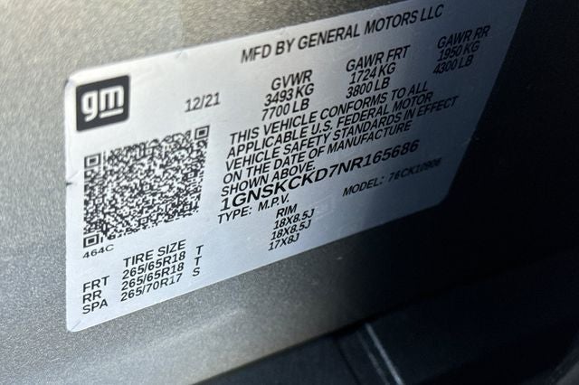 2022 Chevrolet Suburban LT