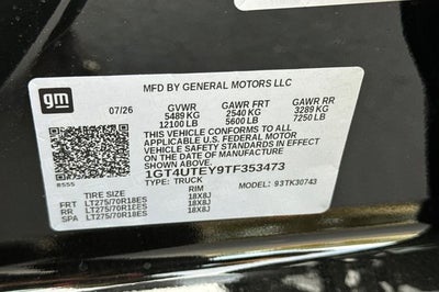 2026 GMC Sierra 3500HD SLE