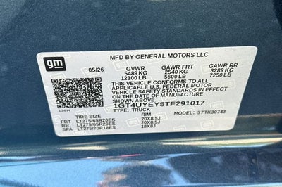 2026 GMC Sierra 3500HD Denali Ultimate