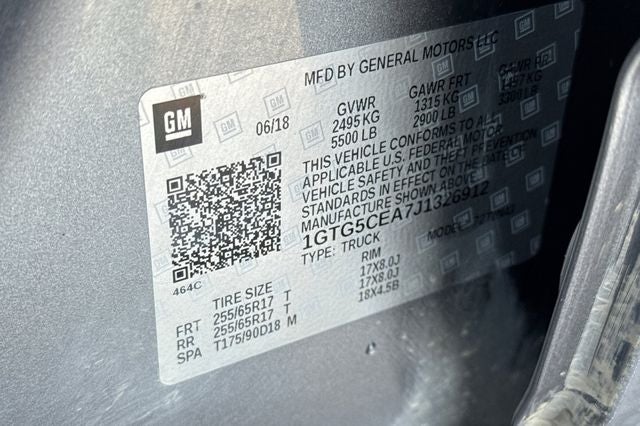 2018 GMC Canyon SLE1