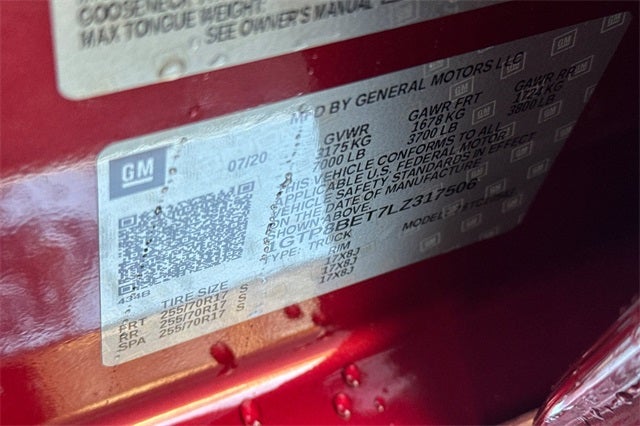 2020 GMC Sierra 1500 SLE