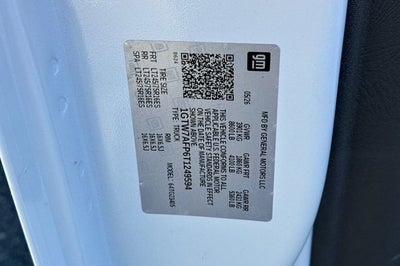 2026 GMC Savana 2500 Work Van