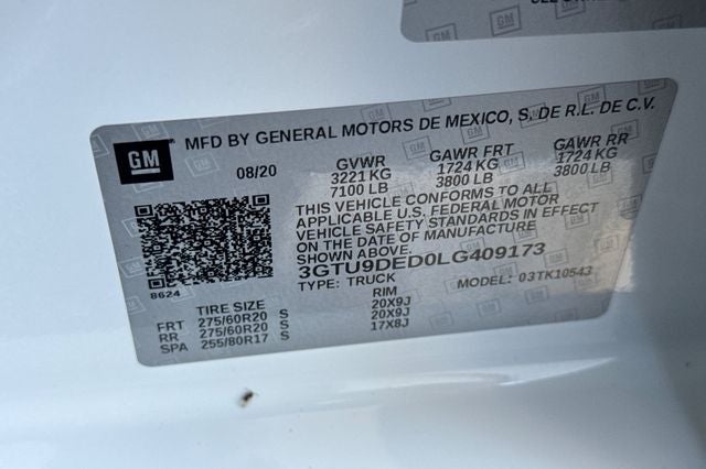 2020 GMC Sierra 1500 SLT