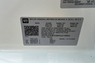 2024 GMC Sierra 1500 SLT