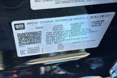 2026 GMC Sierra 1500 SLT