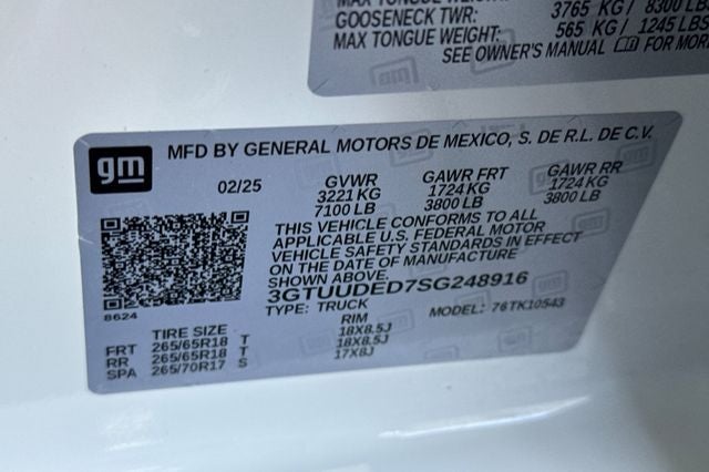 2025 GMC Sierra 1500 SLT