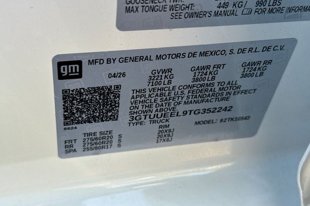 2026 GMC Sierra 1500 AT4
