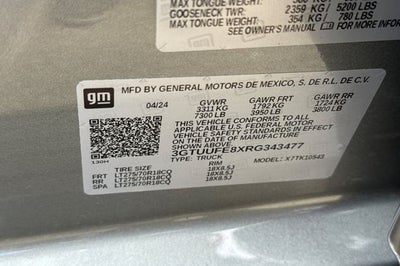 2024 GMC Sierra 1500 AT4X