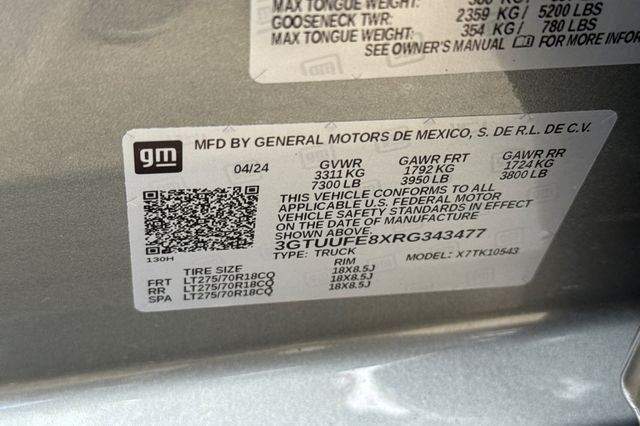 2024 GMC Sierra 1500 AT4X