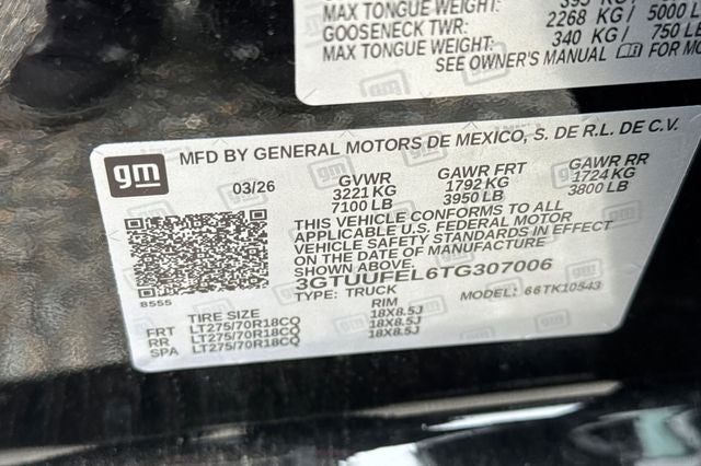 2026 GMC Sierra 1500 AT4X