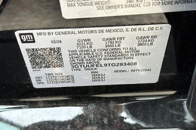 2026 GMC Sierra 1500 AT4X