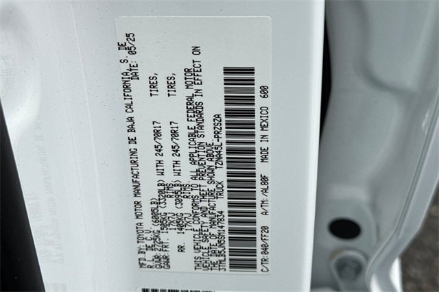 2025 Toyota Tacoma SR5