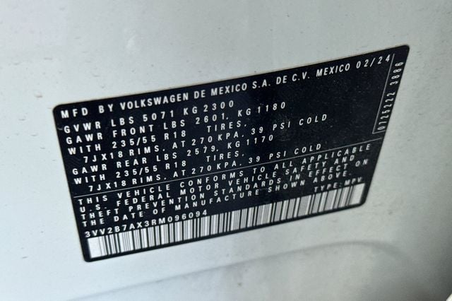 2024 Volkswagen Tiguan 2.0T SE