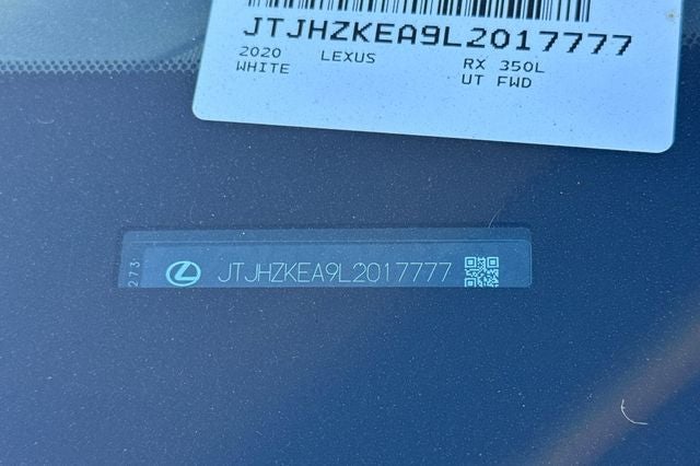 2020 Lexus RX 350L