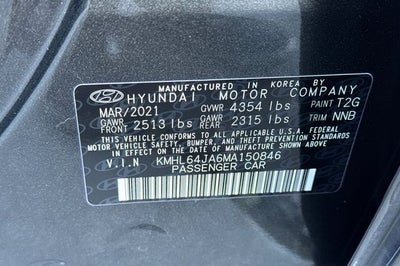2021 Hyundai Sonata SEL
