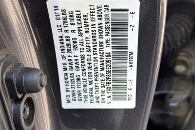 2014 Honda Civic Sedan EX